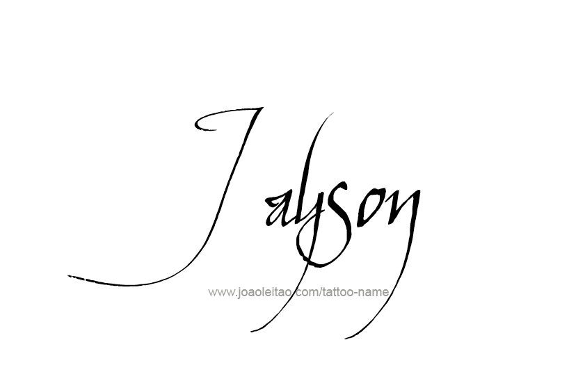 Tattoo Design  Name Jayson   