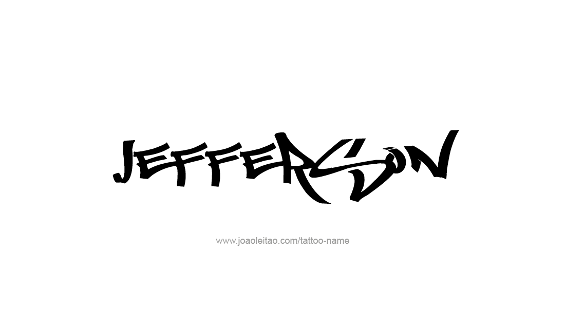 Tattoo Design  Name Jefferson   