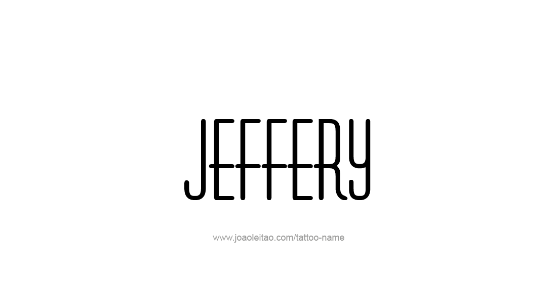 Tattoo Design  Name Jeffery   