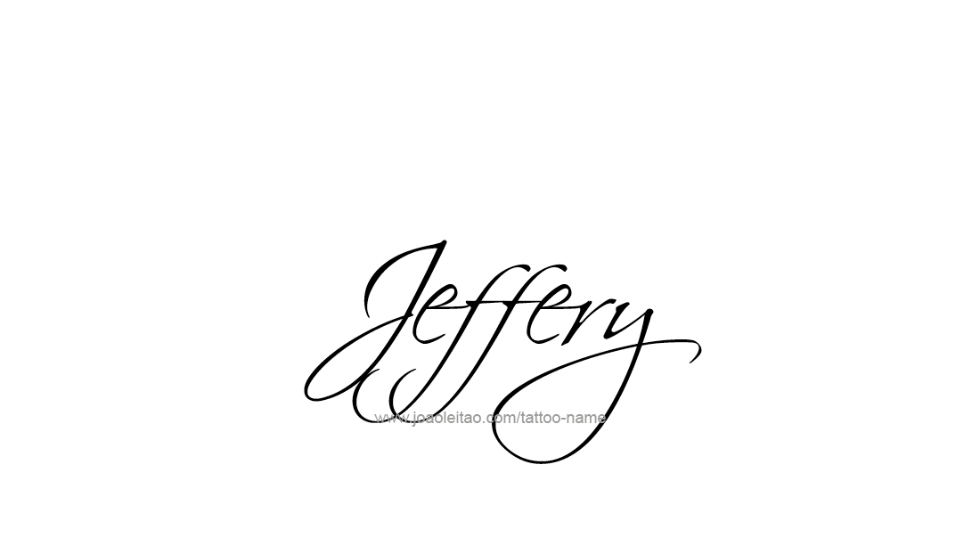 Tattoo Design  Name Jeffery   