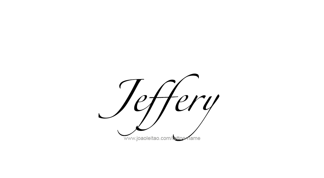 Tattoo Design  Name Jeffery   