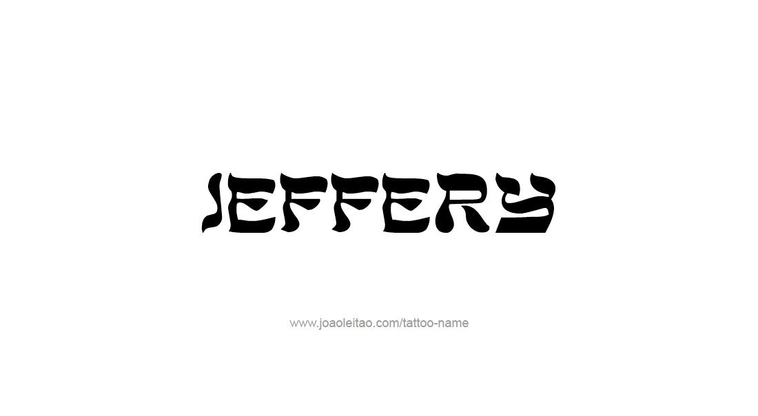 Tattoo Design  Name Jeffery   