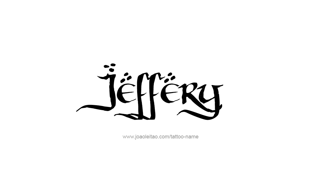 Tattoo Design  Name Jeffery   