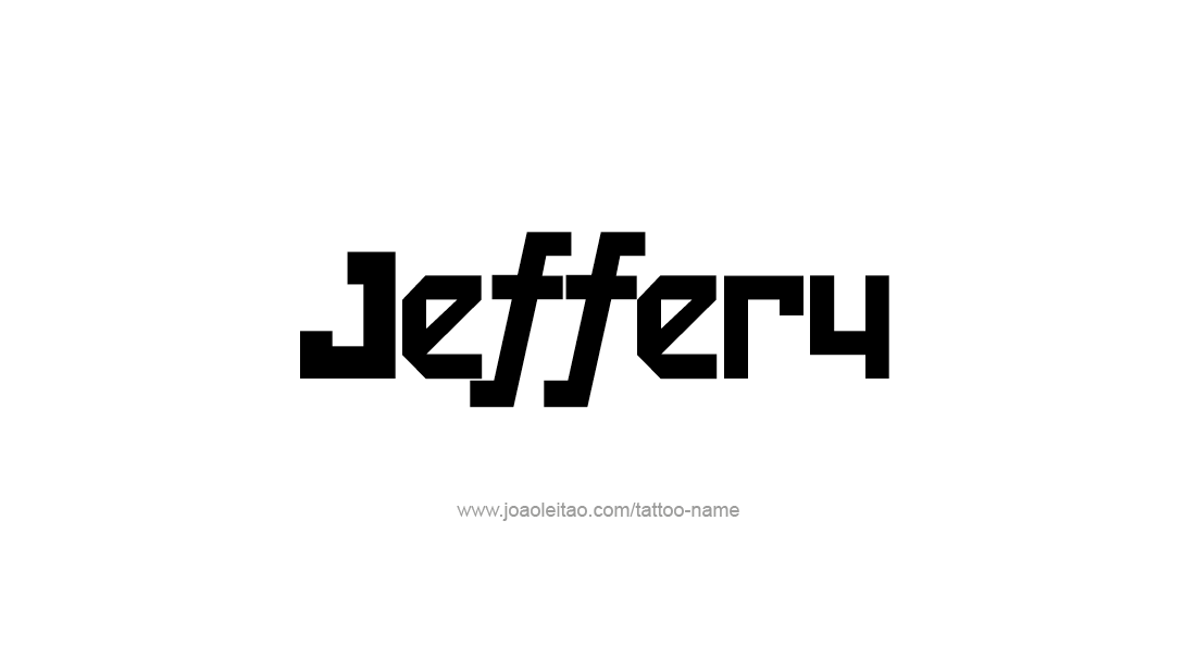 Tattoo Design  Name Jeffery   