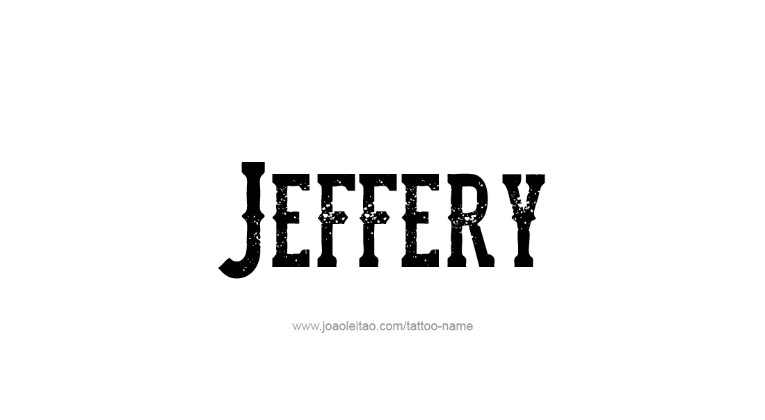 Tattoo Design  Name Jeffery   