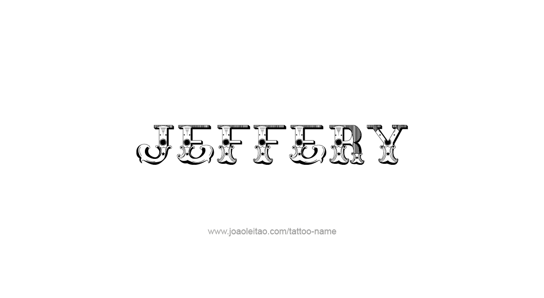 Tattoo Design  Name Jeffery   