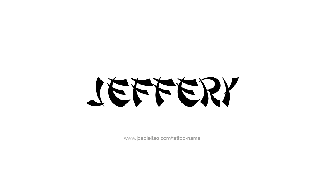 Tattoo Design  Name Jeffery