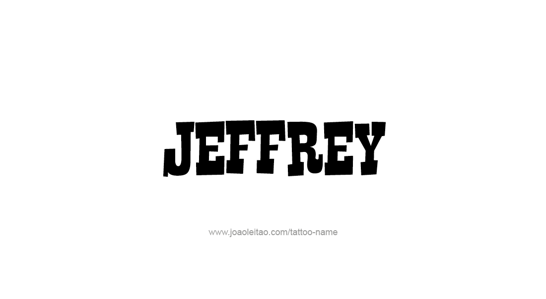 Tattoo Design  Name Jeffrey   