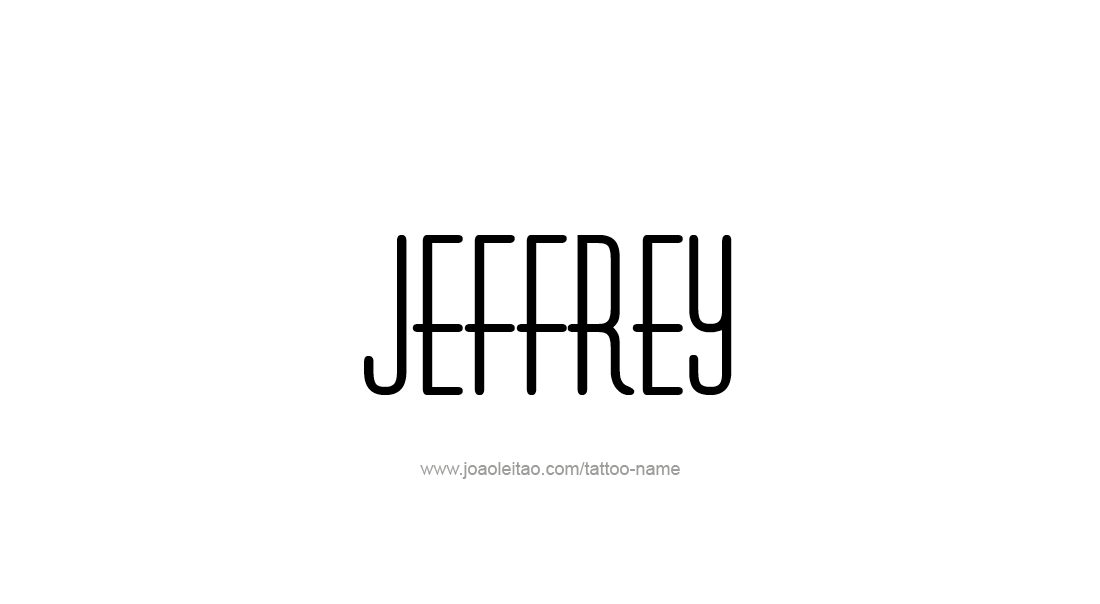 Tattoo Design  Name Jeffrey   