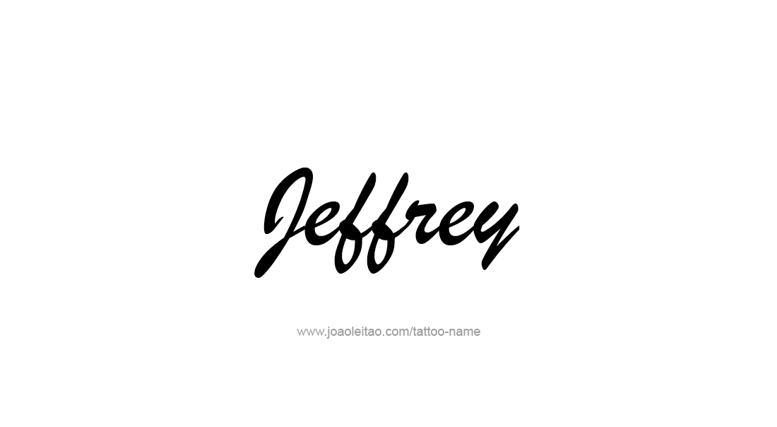 Tattoo Design  Name Jeffrey   