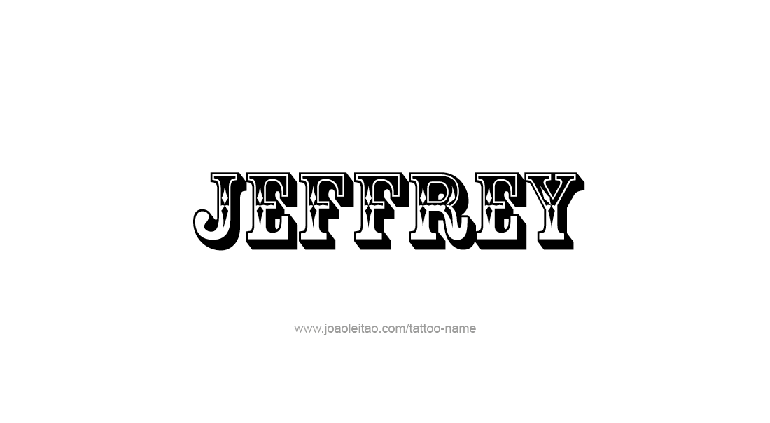 Tattoo Design  Name Jeffrey   