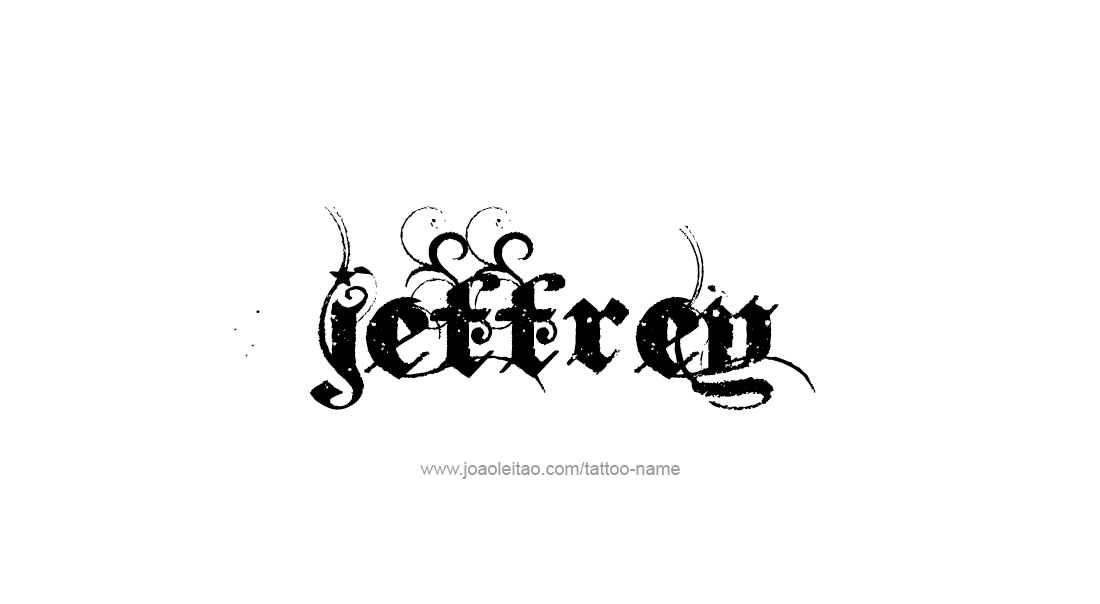 Tattoo Design  Name Jeffrey   