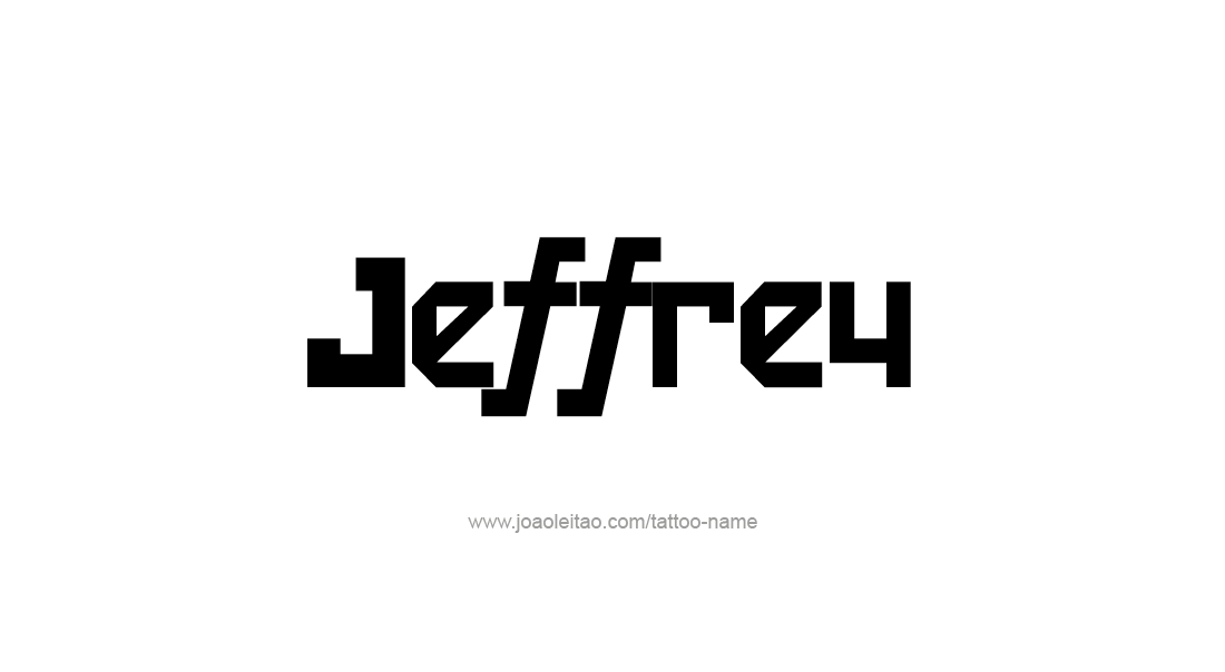 Tattoo Design  Name Jeffrey   