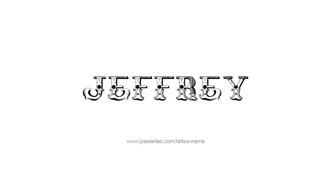 Tattoo Design  Name Jeffrey   