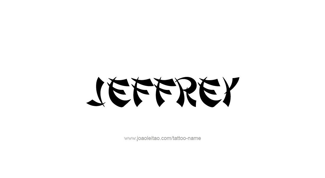 Tattoo Design  Name Jeffrey