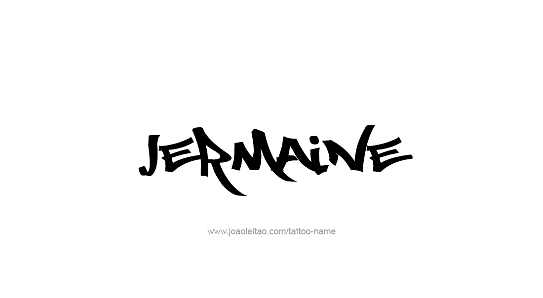 Tattoo Design  Name Jermaine   