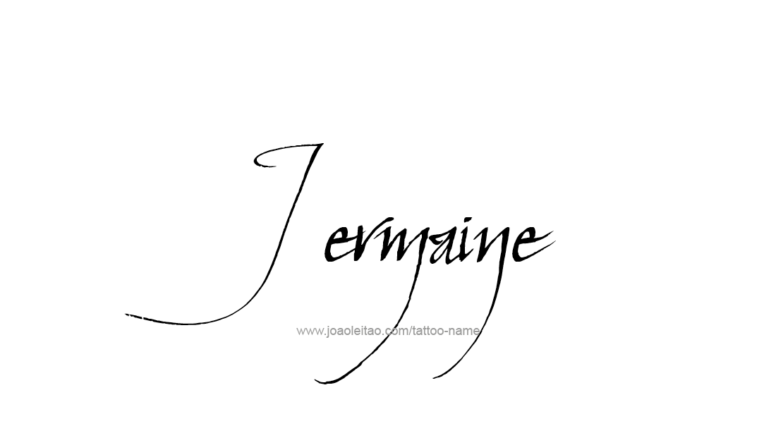 Tattoo Design  Name Jermaine   