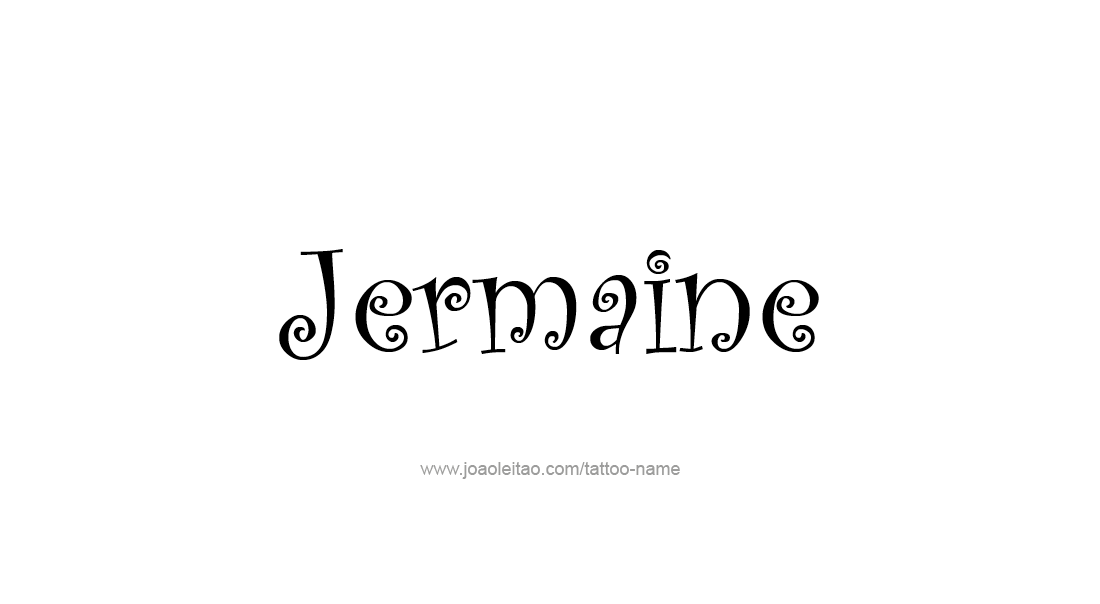 Tattoo Design  Name Jermaine   