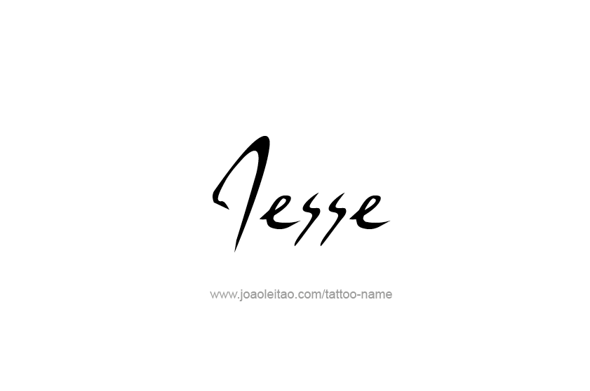 Tattoo Design  Name Jesse   