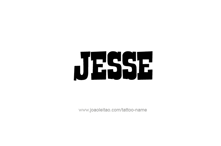 Tattoo Design  Name Jesse   