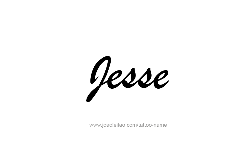 Tattoo Design  Name Jesse   