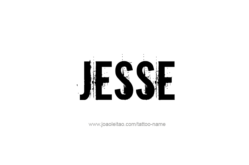 Tattoo Design  Name Jesse   