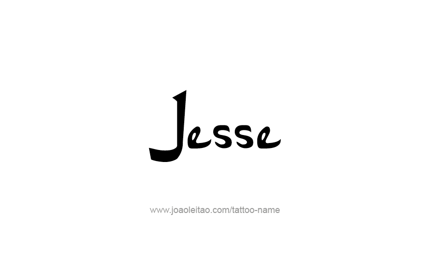 Tattoo Design  Name Jesse   