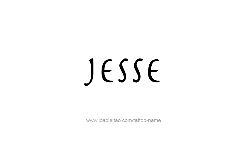 Tattoo Design  Name Jesse   