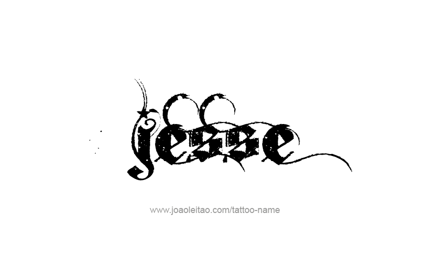 Tattoo Design  Name Jesse   