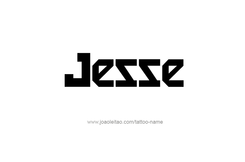 Tattoo Design  Name Jesse   