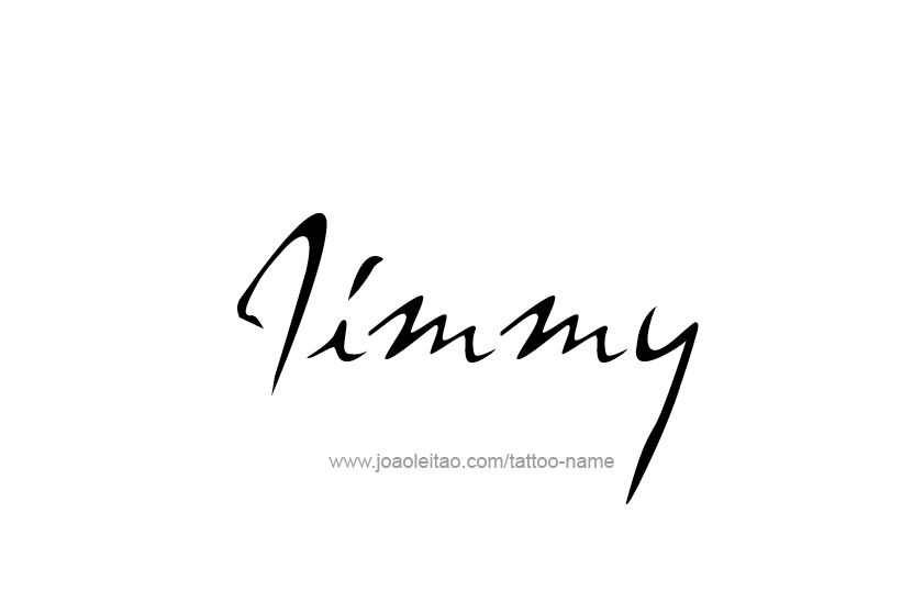 Tattoo Design  Name Jimmy   