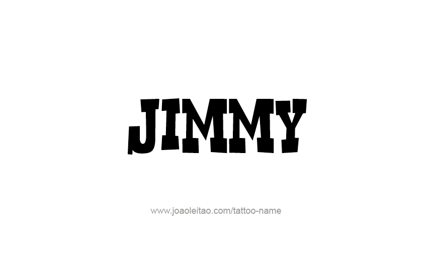 Tattoo Design  Name Jimmy   