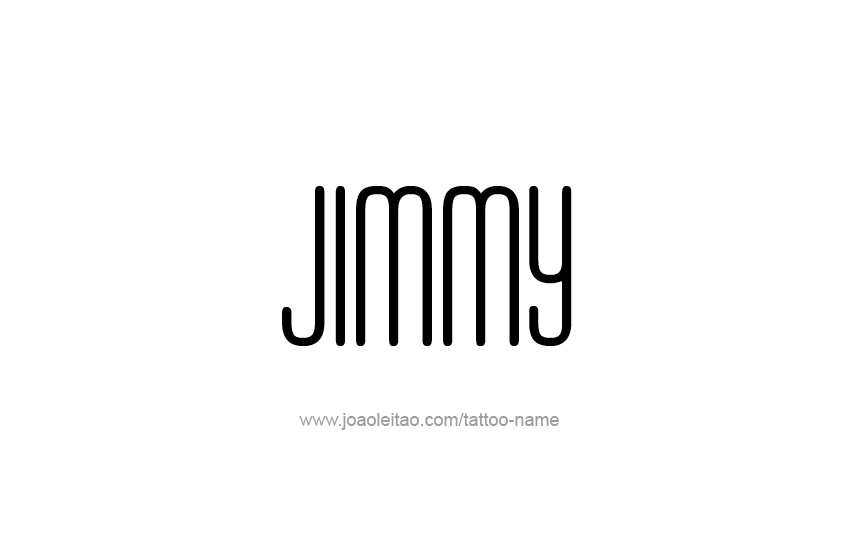 Jimmy Name Tattoo Designs