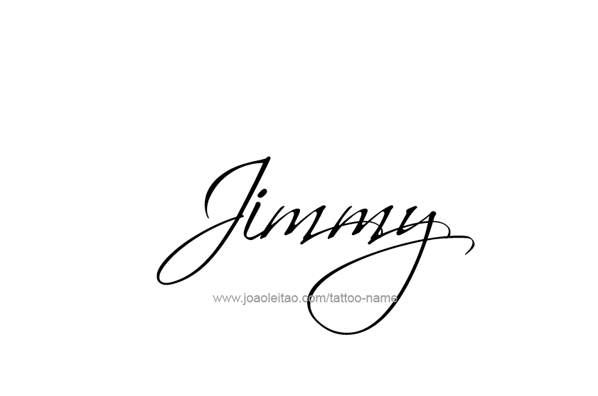 Tattoo Design  Name Jimmy   