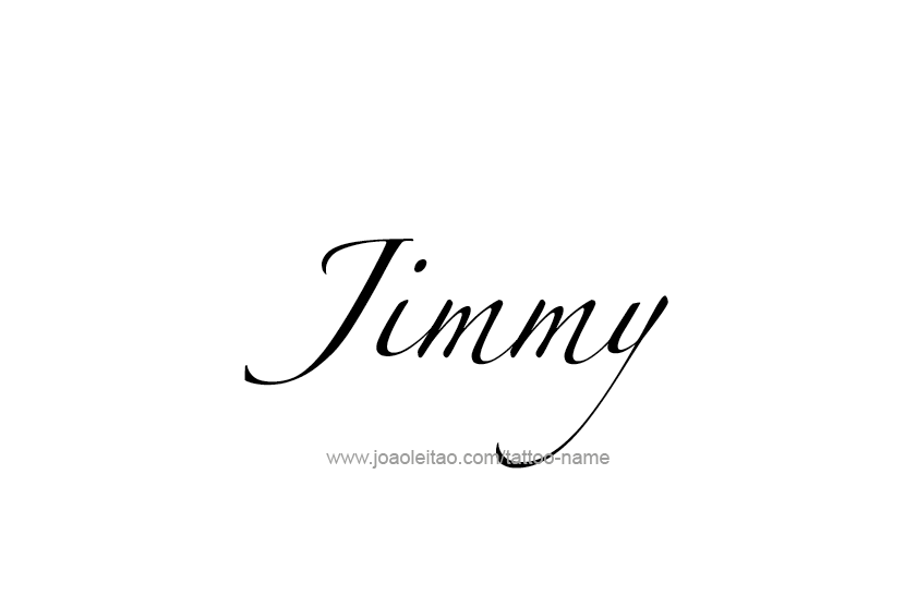 Tattoo Design  Name Jimmy   