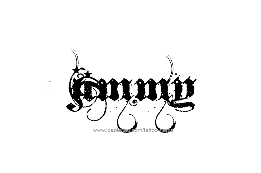 Tattoo Design  Name Jimmy   