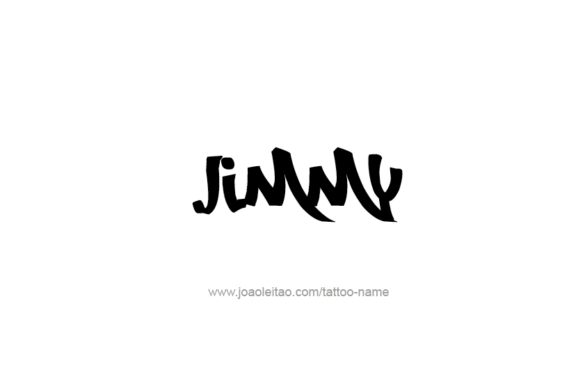 Jimmy Name Tattoo Designs