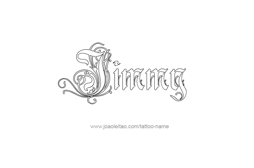 Tattoo Design  Name Jimmy   