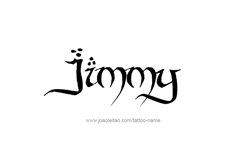 Tattoo Design  Name Jimmy   