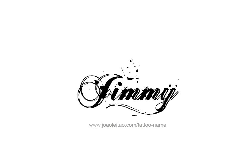 Tattoo Design  Name Jimmy   