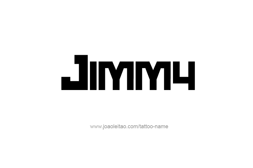 Tattoo Design  Name Jimmy   