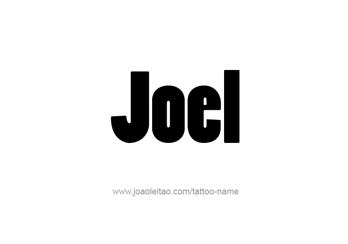 Tattoo Design  Name Joel   