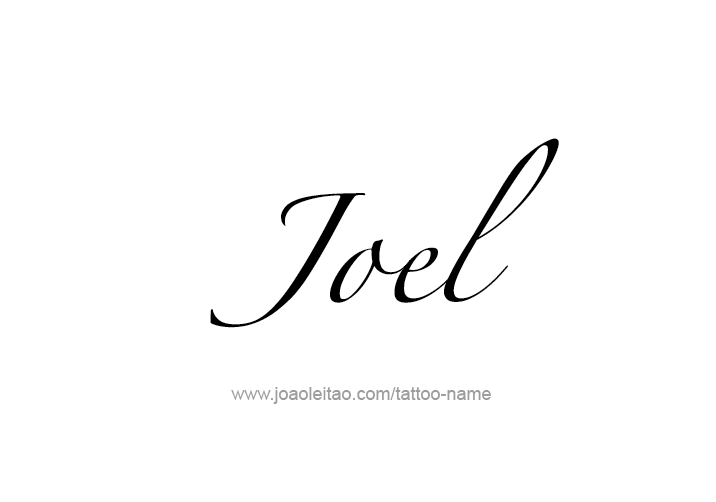 Tattoo Design  Name Joel   