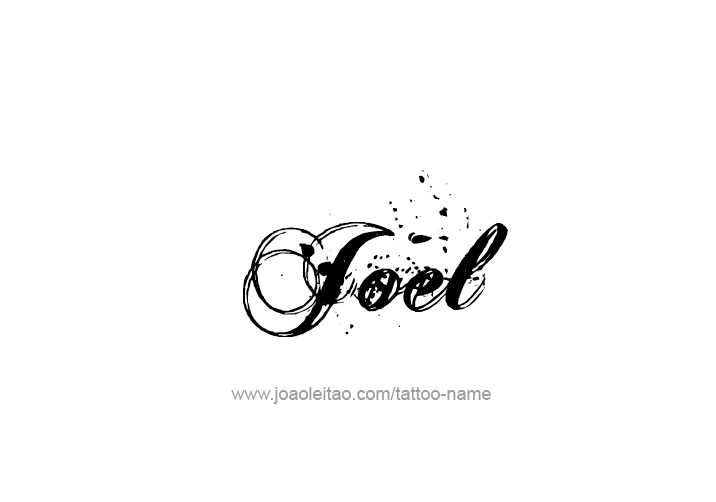 Tattoo Design  Name Joel   