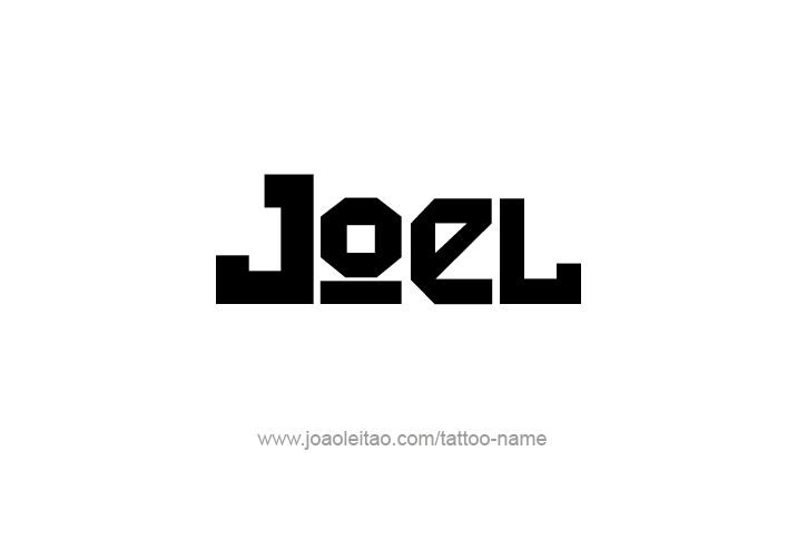 Tattoo Design  Name Joel   