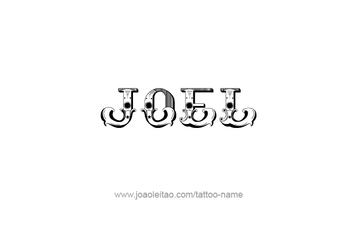 Tattoo Design  Name Joel   