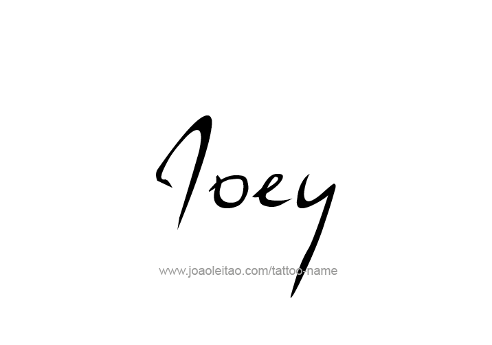 Tattoo Design  Name Joey   