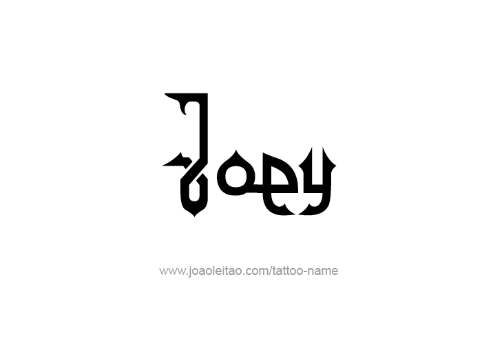 Tattoo Design  Name Joey   