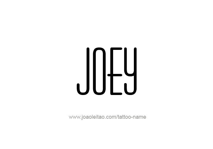 Tattoo Design  Name Joey   