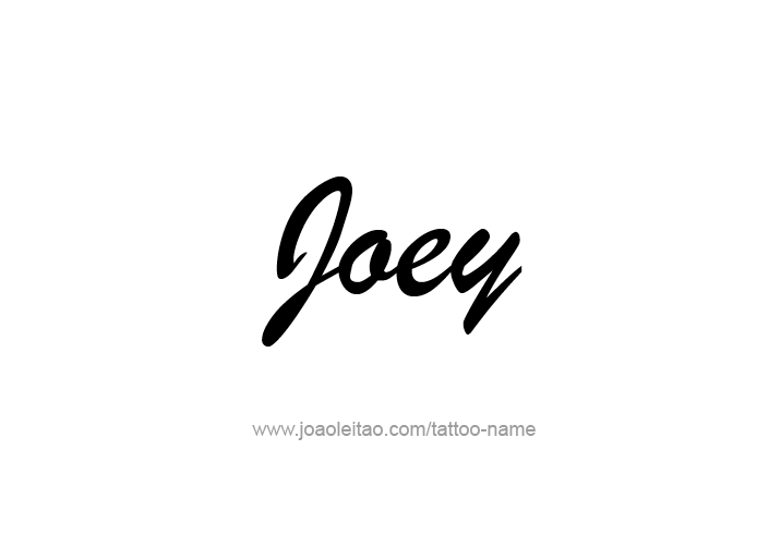 Tattoo Design  Name Joey   